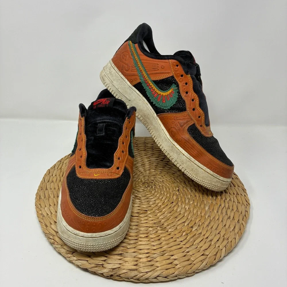 Nike Air Force 1 Low Siempre Familia DO2157-816 Men's Size 10.5 Day of Dead‎